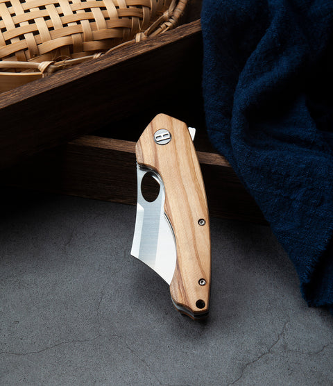 BESTECH SKIRMISH BL06B Olivewood Handle: 3.23" 154CM Blade