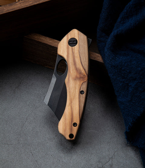 BESTECH SKIRMISH BL06C Olivewood Handle: 3.23" 154CM Blade