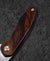 BESTECH BAMBI BL08F 3.11" Damascus Steel Blade Iron Wood Handle