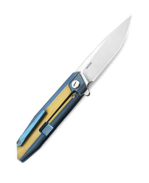 BESTECH SHOGUN BT1701D Titanium Handle: 3.73" CPM-S35VN Blade