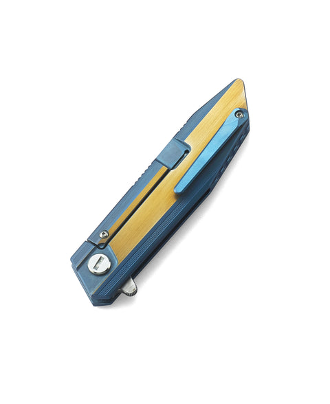 BESTECH SHOGUN BT1701D Titanium Handle: 3.73" CPM-S35VN Blade