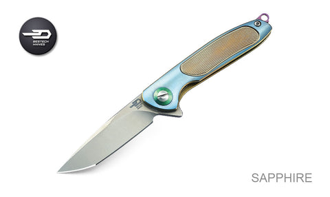 BESTECH SAPPHIRE BT1705A 2.36" CPM-S35VN Blade 6AL4V Titanium Handle