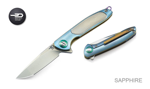BESTECH SAPPHIRE BT1705B 2.36" CPM-S35VN Blade 6AL4V Titanium Handle