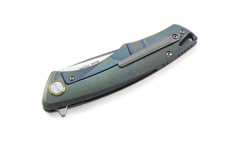 BESTECH DOLPHIN BT1707A Titanium Handle: 3.46" CPM-S35VN Blade