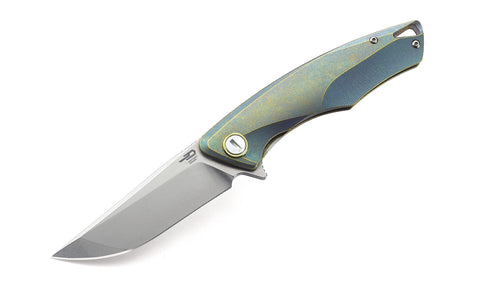 BESTECH DOLPHIN BT1707A Titanium Handle: 3.46" CPM-S35VN Blade