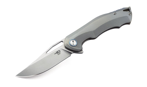 BESTECH TERCEL BT1708B Titanium Handle: 3.46" CPM-S35VN Blade