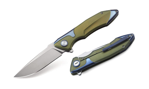 BESTECH STARFIGHTER BT1709A 3.54" CPM-S35VN Blade Titanium Handle