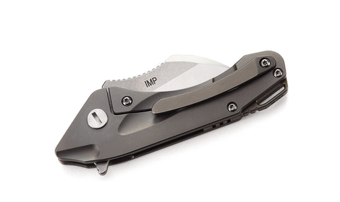 BESTECH IMP BT1710A Titanium+CarbonFiber inlayed Handle: 1.732 CPM-S35VN Blade