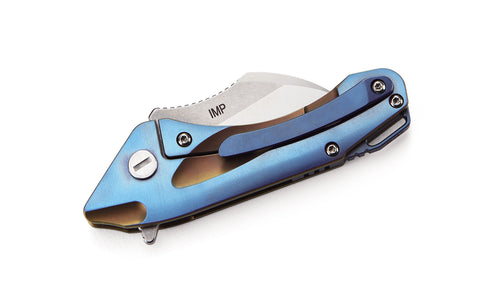 BESTECH IMP BT1710B Titanium+CarbonFiber inlayed Handle: 1.732 CPM-S35VN Blade