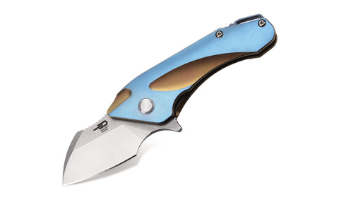 BESTECH IMP BT1710B Titanium+CarbonFiber inlayed Handle: 1.732 CPM-S35VN Blade