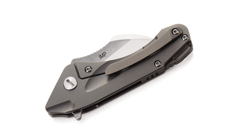 BESTECH IMP BT1710C Titanium+CarbonFiber inlayed Handle: 1.732 CPM-S35VN Blade
