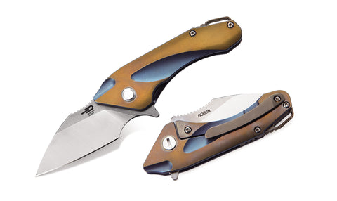 BESTECH GOBLIN BT1711B Titanium Handle: 2.047 CPM-S35VN Blade