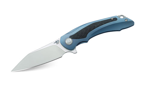 BESTECH PTERODACTYL BT1801A 3.54" CPM-S35VN Blade 6AL4V Titanium with carbon fiber inlayed Handle