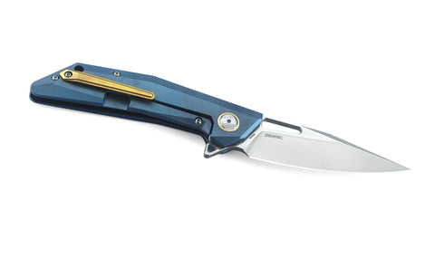 BESTECH  SHRAPNEL BT1802C 3.54" CPM-S35VN Blade 6AL4V Titanium with carbon fiber inlayed Handle