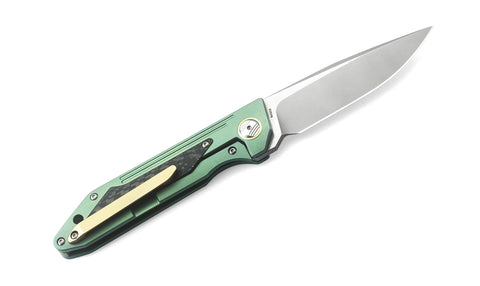 BESTECH SHINKANSEN BT1803B 3.54" CPM-S35VN Blade 6AL4V Titanium with carbon fiber inlayed Handle
