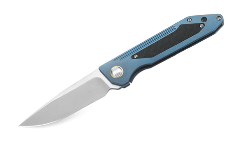 BESTECH SHINKANSEN BT1803C 3.54" CPM-S35VN Blade 6AL4V Titanium with carbon fiber inlayed Handle