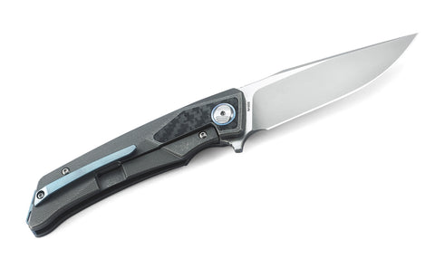 BESTECH SKY HAWK BT1804A Titanium+Carbon Fiber inlayed Handle: 3.58" CPM-S35VN Blade