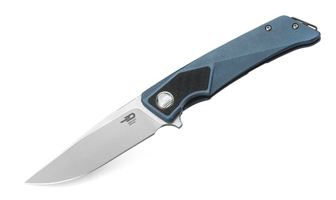 BESTECH SKY HAWK BT1804C Titanium+Carbon Fiber inlayed Handle: 3.58" CPM-S35VN Blade