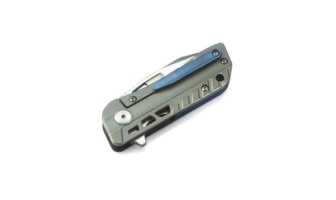 BESTECH Engine (Droppoint) BT1805A Titanium+Carbon Fiber Handle: 2.24" CPM-S35VN Blade