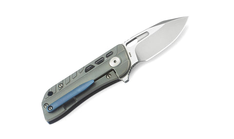 BESTECH Engine (Droppoint) BT1805A Titanium+Carbon Fiber Handle: 2.24" CPM-S35VN Blade