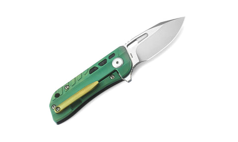 BESTECH Engine (Droppoint) BT1805C Titanium+Carbon Fiber Handle: 2.24" CPM-S35VN Blade
