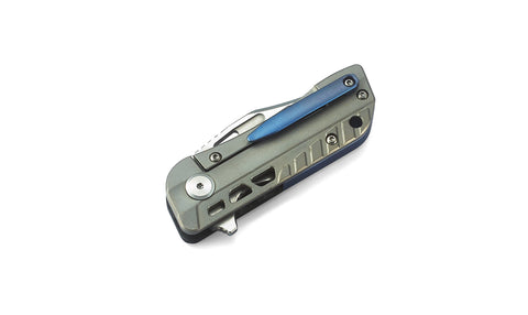 BESTECH Engine (Bowie) BT1806A Titanium+Carbon Fiber Handle: 2.24" CPM-S35VN Blade
