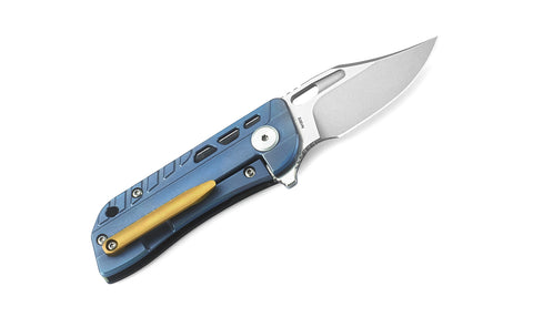 BESTECH Engine (Bowie) BT1806B Titanium+Carbon Fiber Handle: 2.24" CPM-S35VN Blade