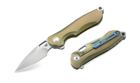 BESTECH PARROT BT1807B 1.85" CPM-S35VN Blade 6AL4V Titanium Handle