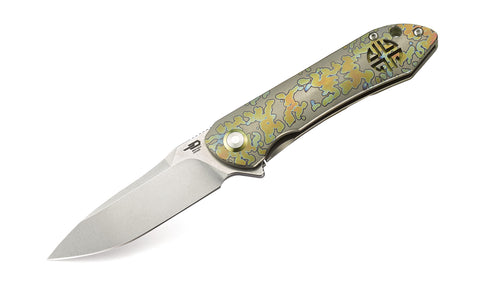 BESTECH EMPEROR BT1808D 3.11" CPM-S35VN Blade Titanium Handle