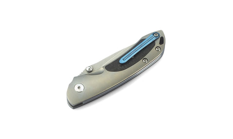 BESTECH JUNZI BT1809A Titanium+Carbon Fiber inlayed Handle: 2.76" CPM-S35VN Blade