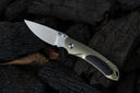 BESTECH JUNZI BT1809E Titanium+Carbon Fiber inlayed Handle: 2.76
