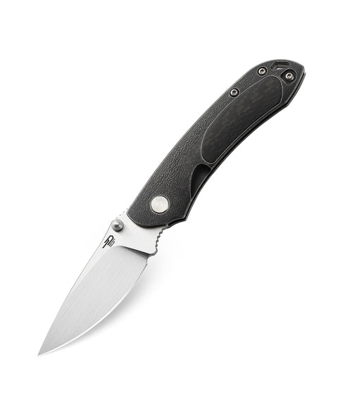 BESTECH JUNZI BT1809F Titanium+Carbon Fiber inlayed Handle: 2.76" CPM-S35VN Blade