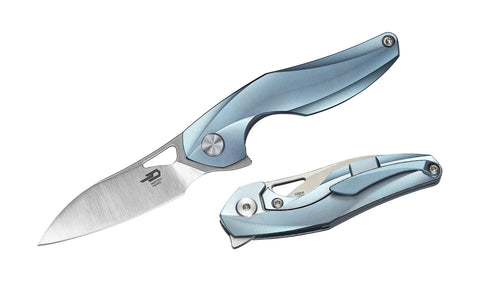 BESTECH THE RETICULAN BT1810B Titanium Handle: 2.09" CPM-S35VN Blade
