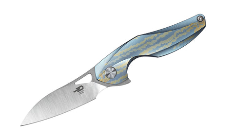 BESTECH THE RETICULAN BT1810F Titanium Handle: 2.09" CPM-S35VN Blade