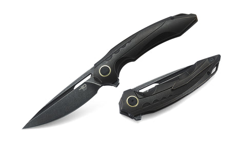 BESTECH ORNETTA BT1811A 3.54" M390 Blade Titanium Handle