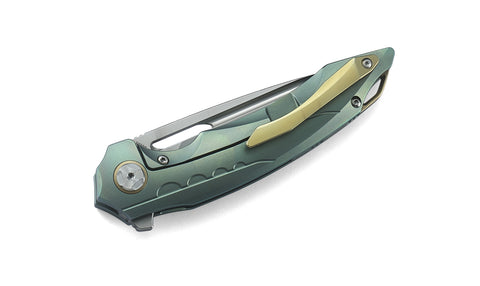 BESTECH ORNETTA BT1811B 3.54" M390 Blade Titanium Handle