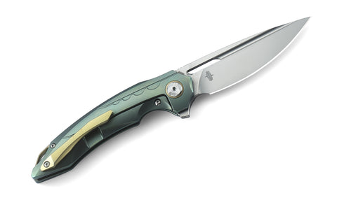 BESTECH ORNETTA BT1811B 3.54" M390 Blade Titanium Handle