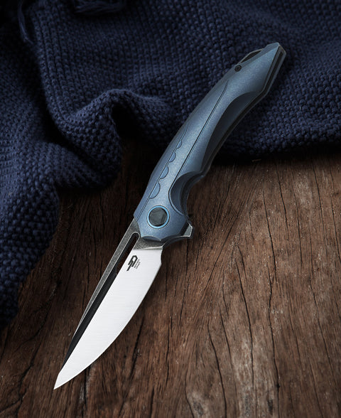 BESTECH ORNETTA BT1811C 3.54" M390 Blade Titanium Handle