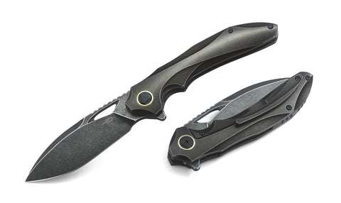 BESTECH ESKRA BT1813A Titanium Handle: 3.51" M390 Blade