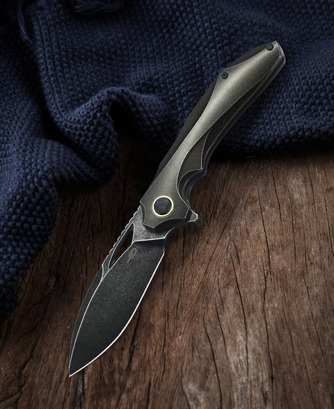 BESTECH ESKRA BT1813A Titanium Handle: 3.51" M390 Blade