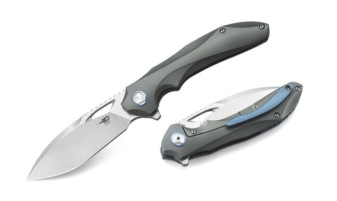 BESTECH ESKRA BT1813C Titanium Handle: 3.51" M390 Blade