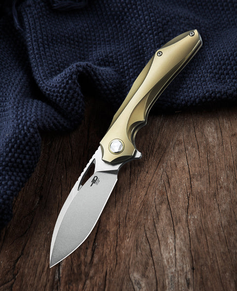 BESTECH ESKRA BT1813D Titanium Handle: 3.51" M390 Blade