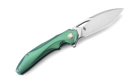 BESTECH ESKRA BT1813L-C Titanium Handle: 3.51" M390 Blade