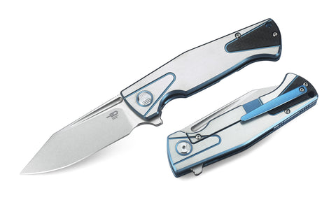 BESTECH HORUS BT1901D Titanium Handle: 3.5" S35VN Blade