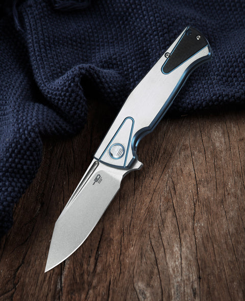 BESTECH HORUS BT1901D Titanium Handle: 3.5" S35VN Blade