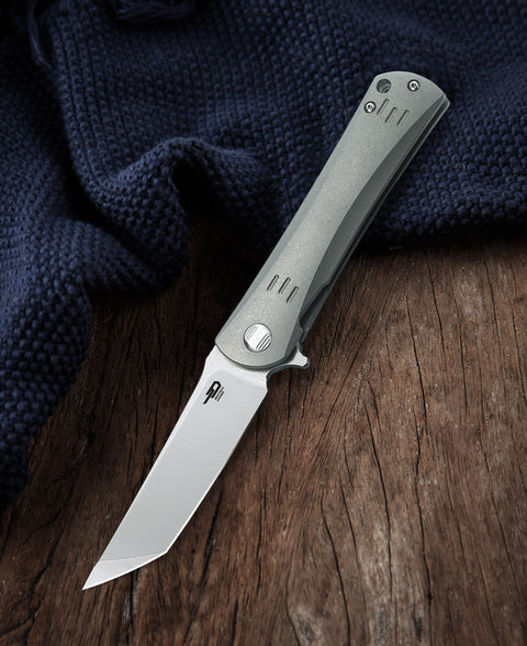 BESTECH KENDO BT1903A Titanium Handle: 3.51" S35VN Blade