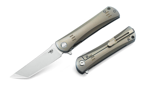 BESTECH KENDO BT1903C Titanium Handle: 3.51" S35VN Blade