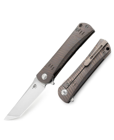 BESTECH KENDO BT1903F Titanium Handle: 3.51" S35VN Blade