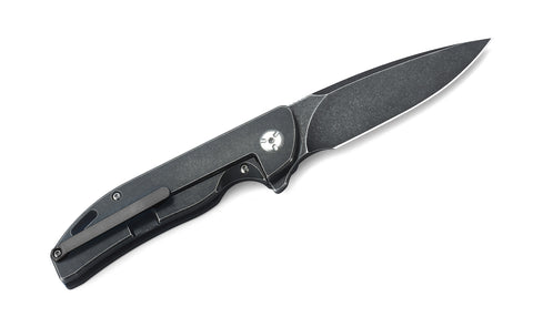 BESTECH BISON BT1904A-2 Titanium and Carbon Fiber Handle: 3.54" D2 Blade