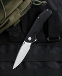 BESTECH BISON BT1904B-1 Titanium and G10 Handle: 3.54